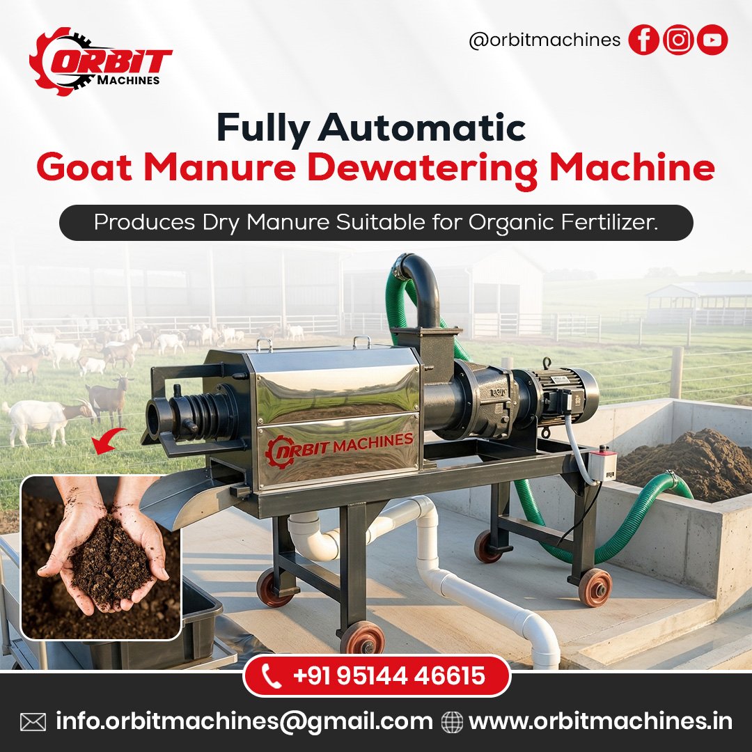 Goat Manure Dewatering Machine Manufacturers from Coimbatore